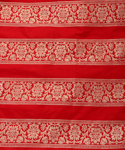 Red_Handloom_Pure_Katan_Silk_Banarasi_Lehenga_with_Antique_Zari_Cutwork_Weave_WeaverStory_06