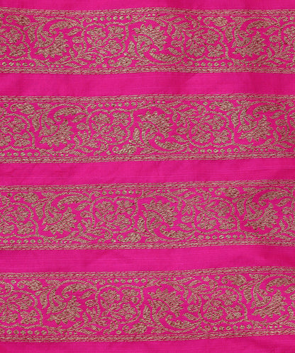 Magenta_Handloom_Antique_Zari_Pure_Katan_Silk_Banarasi_Lehenga_WeaverStory_05