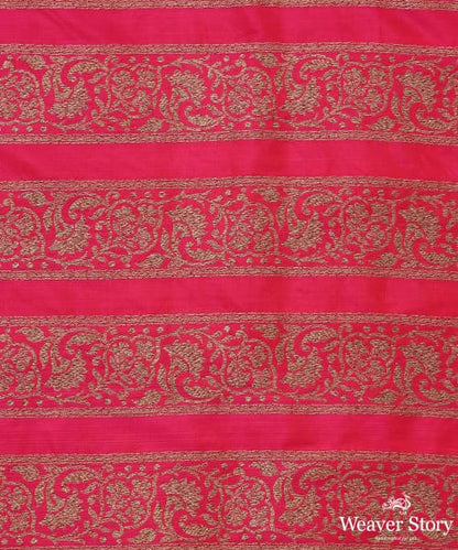 Pink_Handloom_Antique_Zari_Pure_Katan_Silk_Banarasi_Lehenga_WeaverStory_05