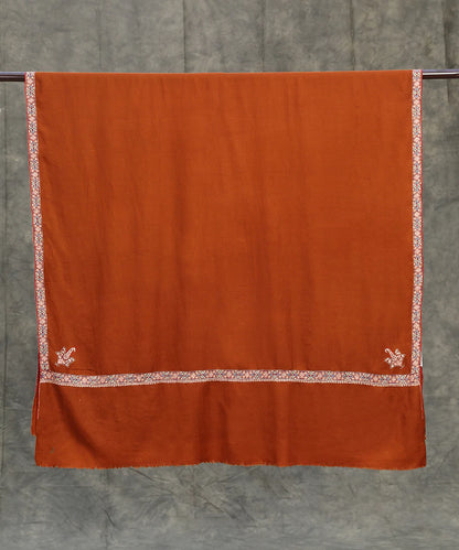 Rust_Handwoven_Pure_Pashmina_Shawl_with_Hand_Embroidered_Border_WeaverStory_02