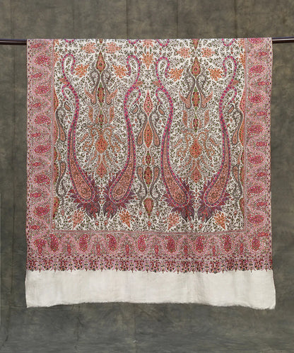 Handwoven_Grey_Pure_Pashmina_Shawl_with_Heavy_Paisley_Designs_WeaverStory_02
