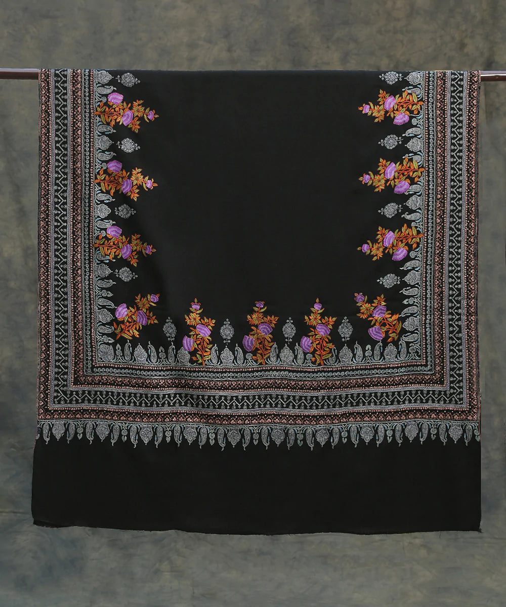 Handwoven_Black_Pure_Pashmina_Shawl_With_Heavy_Hand_Embroidered_Border_WeaverStory_02