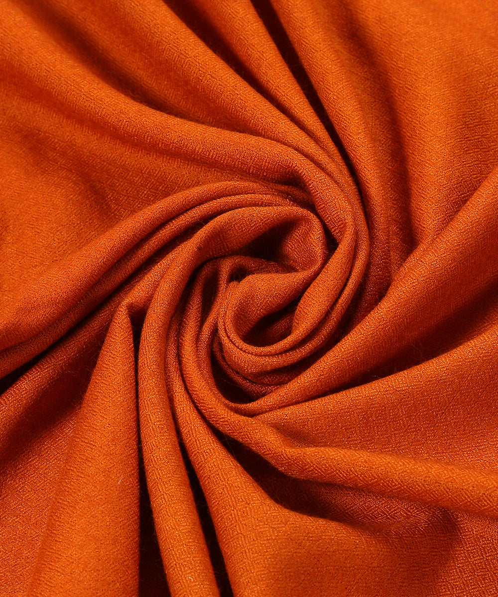 Handwoven_Rust_Pure_Pashmina_Shawl_With_Tilla_Border_WeaverStory_05