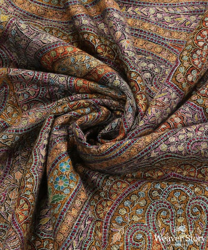 Handwoven_Black_Jamawar_Pure_Pashmina_Shawl_With_Heavy_Soznikari_Work_WeaverStory_06