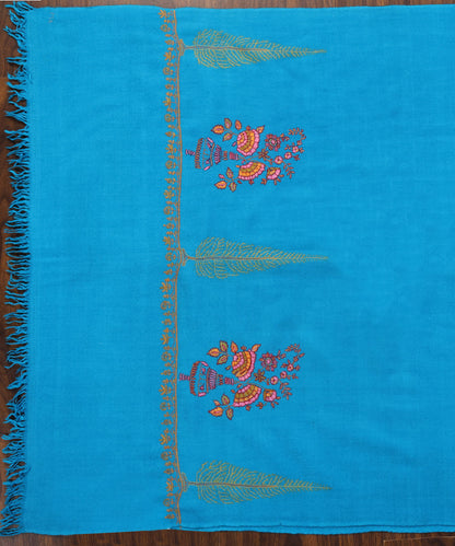 Handwoven_Firoji_Pure_Pashmina_Stole_With_Paper_Mache_Work_WeaverStory_02