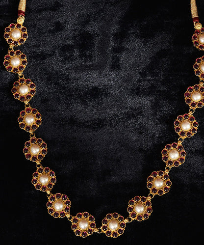 Rupjit_Handcrafted_Pure_Silver_Necklace_With_Pearls_And_Kundan_WeaverStory_02