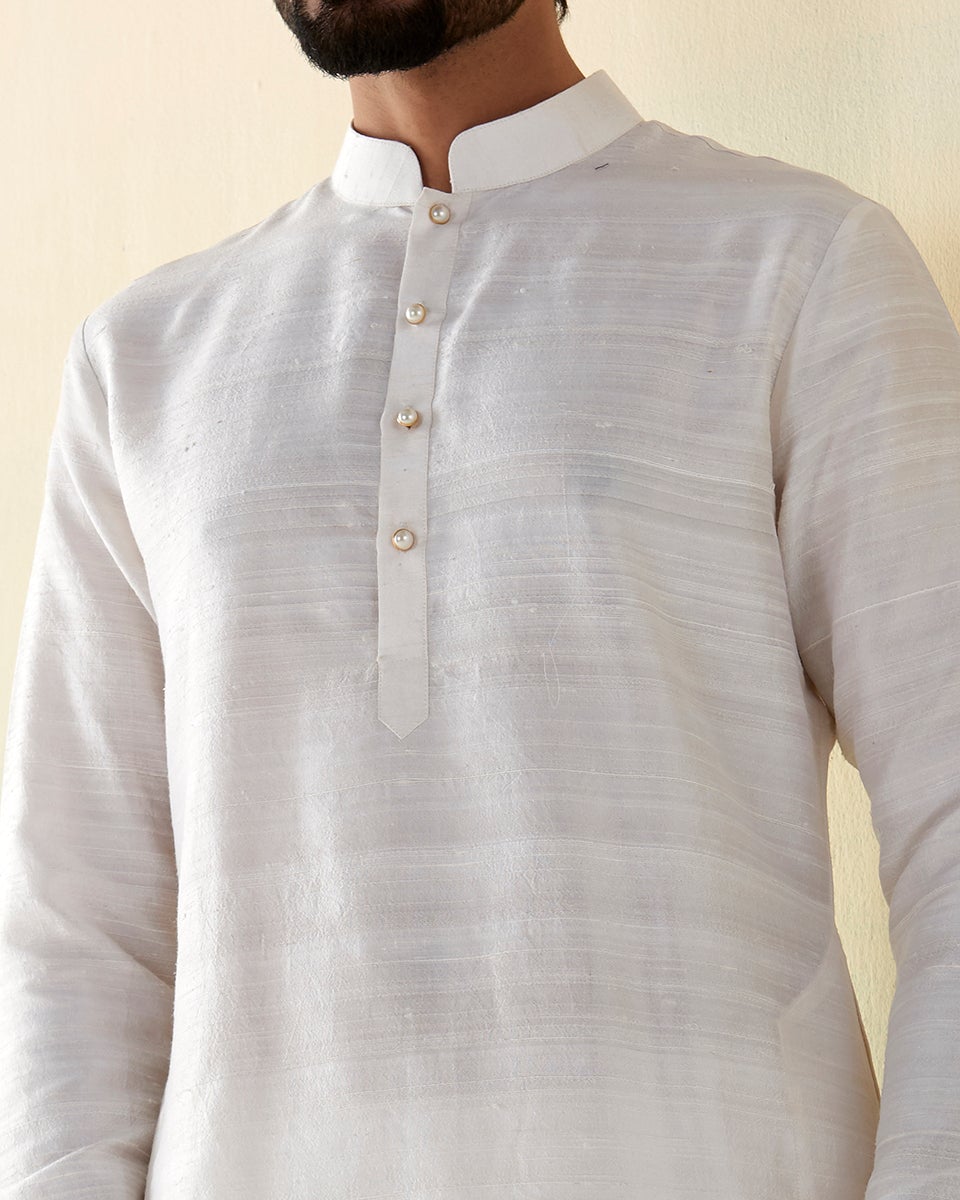 Off_White_Raw_Silk_Kurta_Set_WeaverStory_04