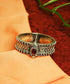 Mahira_Handcrafted_Oxidised_Pure_Silver_Bangle_With_Garnet_WeaverStory_01