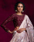 Wine_Embroidered_Full_sleeves_blouse_with_Zardozi_bootas_all_over_WeaverStory_01