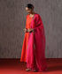 Hot_Pink_Hand_Embroidered_Dupatta_With_Boota_On_Border_WeaverStory_01