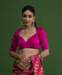 Magenta_Handloom_Satin_Blouse_with_Pearl_Beads_on_the_Neckline_WeaverStory_01