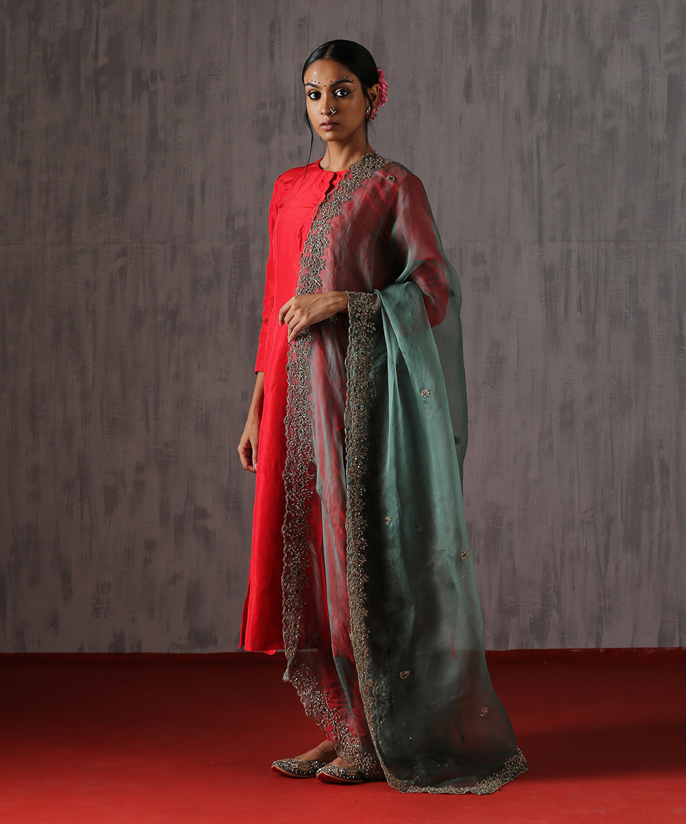 Sage_Green_Light_Organza_Dupatta_With_Small_Scallop_Hand_Embroidery_WeaverStory_02
