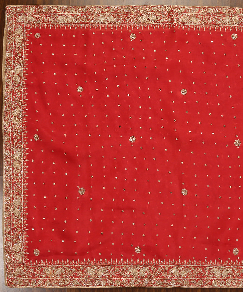 Handloom_Red_Organza_Dupatta_With_Heavy_Hand_Embroidery_WeaverStory_02