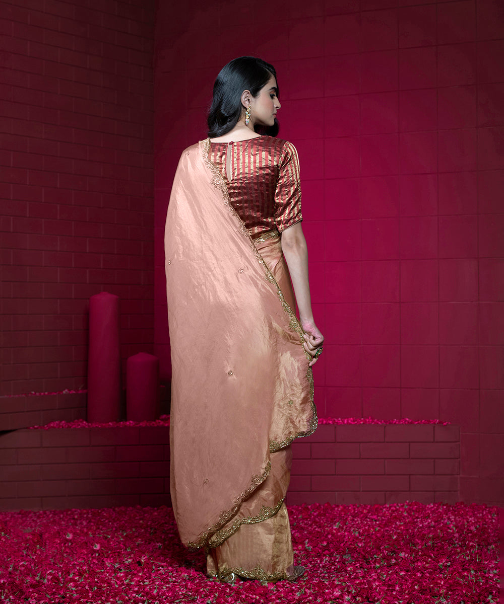 Old_Rose_Handloom_Scalloped_Embroidered_Tissue_Silk_Saree_With_Closed_Neck_Blouse_WeaverStory_03