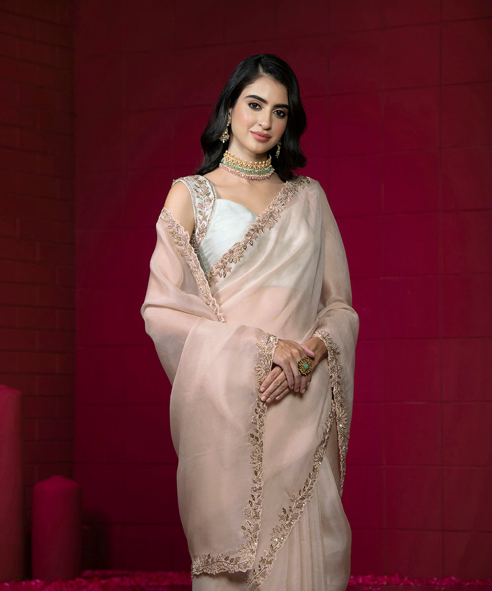 Baby_Pink_Handloom_Embroidered_Organza_Saree_with_Ice_Blue_Raw_Silk_Blouse_WeaverStory_01