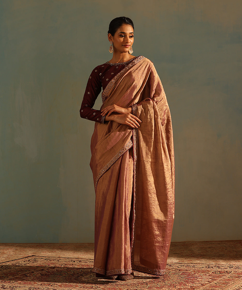 Purple_Hand_Embroidered_Tissue_Silk_Saree_With_Zardozi_Border_WeaverStory_01