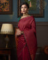Maroon_Handloom_Kanjivaram_Pure_Silk_Saree_with_all_over_Zari_Booti_WeaverStory_01