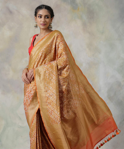 Mustard_and_Orange_Handloom_Banarasi_Katan_Silk_Saree_with_Paisleys_WeaverStory_01