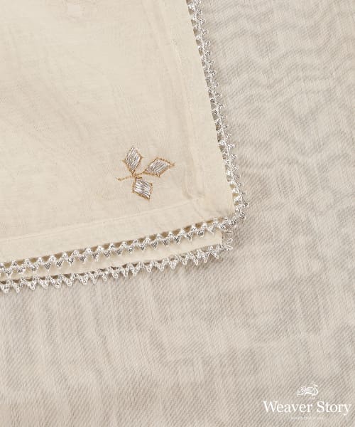 White_Handloom_Organza_Dupatta_with_Diamond_Hand_Embroidered_Motifs_WeaverStory_04