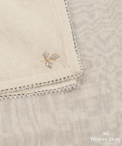 White_Handloom_Organza_Dupatta_with_Diamond_Hand_Embroidered_Motifs_WeaverStory_04