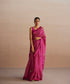 Handloom_Magenta_Organza_Saree_With_Embroidered_Pomegrenate_And_Leaf_Motifs_WeaverStory_01