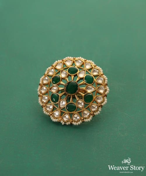 Hurrem_Handcrafted_Ring_With_Kundan_and_Pearls_WeaverStory_02