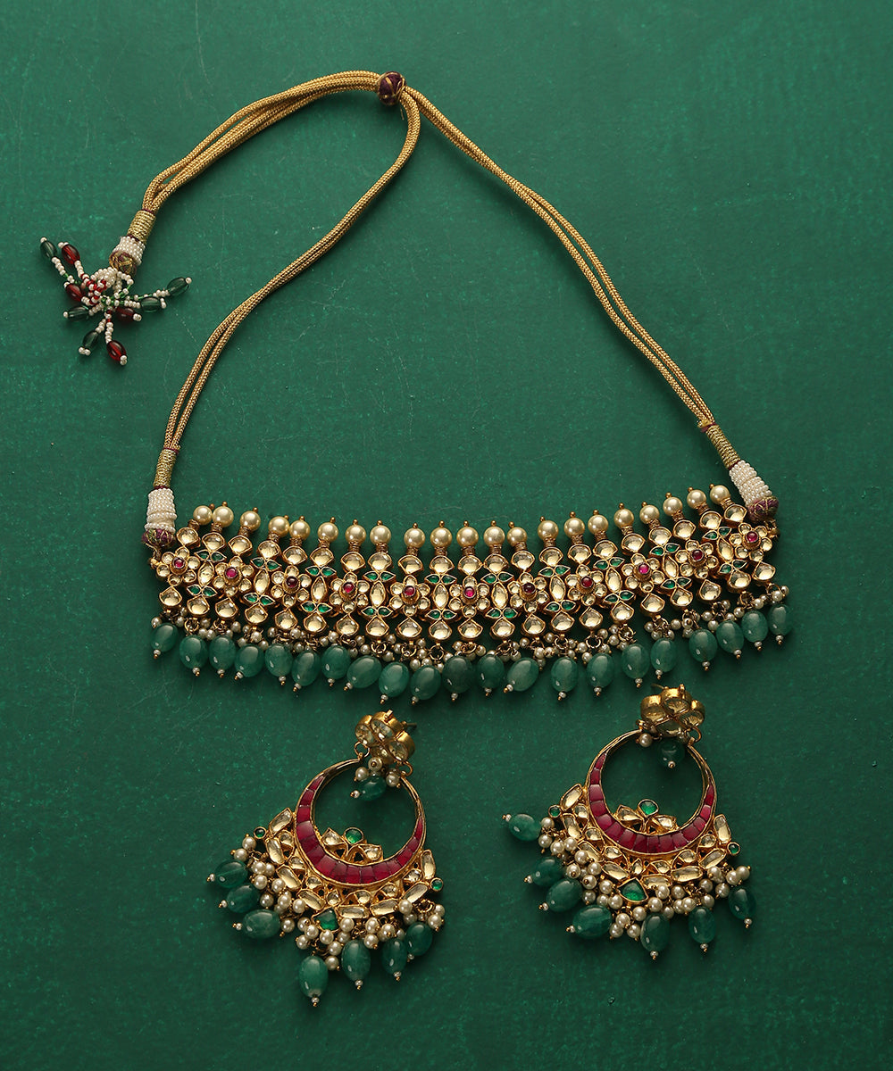 Aizah_Handcrafted_Necklace_Sets_With_Melons,_Kudan_And_Stones_WeaverStory_02