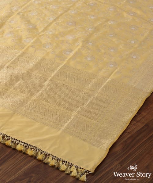 Pale_Yellow_Handloom_Sona_Rupa_Pure_Katan_Silk_Banarasi_Dupatta_with_Kadhwa_Jangla_WeaverStory_04