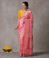 Peach_Handloom_Pure_Katan_Silk_Banarasi_Saree_with_Jangla_Design_WeaverStory_01