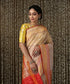 Peach_Handloom_Tissue_Banarasi_Saree_with_Yellow_and_Red_Border_WeaverStory_01