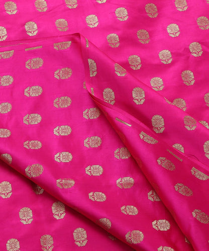 Pink_Banarasi_Handloom_Pure_Satin_Fabric_with_Bootidar_Design_WeaverStory_04
