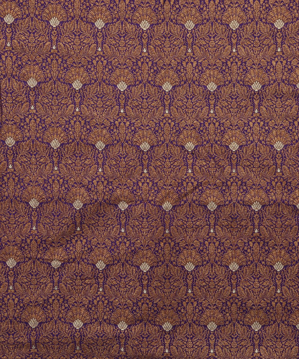 Purple_Banarasi_Handloom_Pure_Katan_Silk_Nakshi_Brocade_Fabric_with_Meenakari_WeaverStory_02