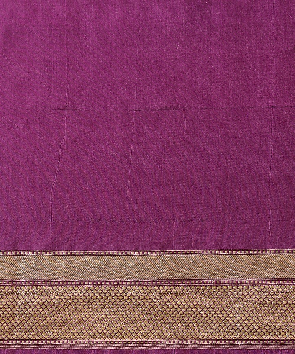 Purple_Handloom_Pure_Katan_Silk_Banarasi_Saree_with_Jamdani_Weave_WeaverStory_05