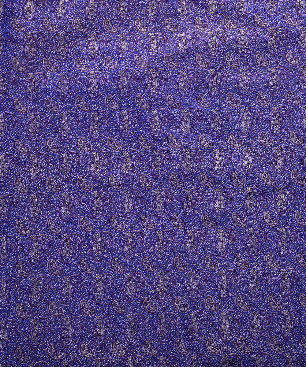Purple_Handloom_Pure_Katan_Silk_Zari_Brocade_Banarasi_Fabric_WeaverStory_02