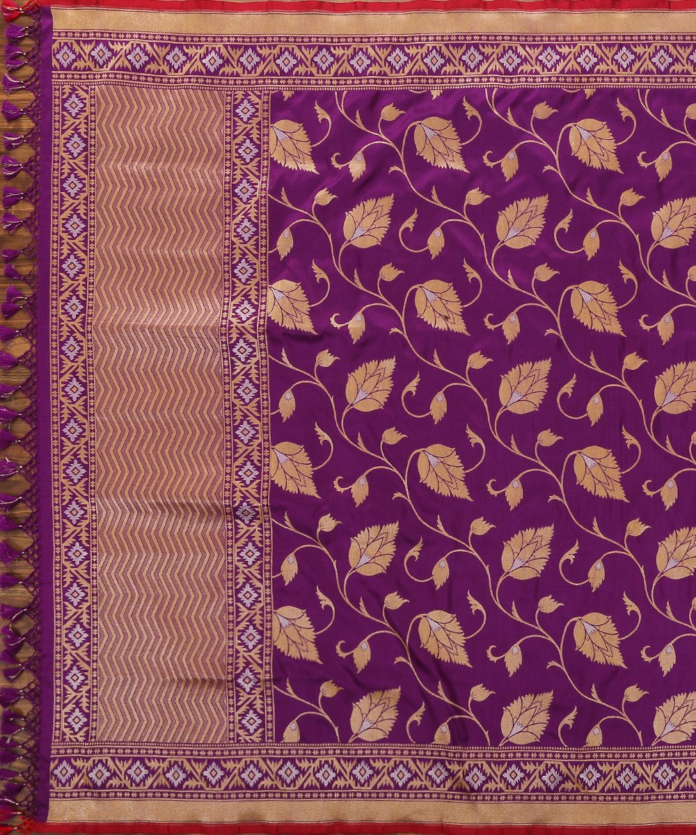 Purple_Handloom_Pure_Katan_Silk_Banarasi_Dupatta_with_Jamdani_Cutwork_Weave_WeaverStory_02