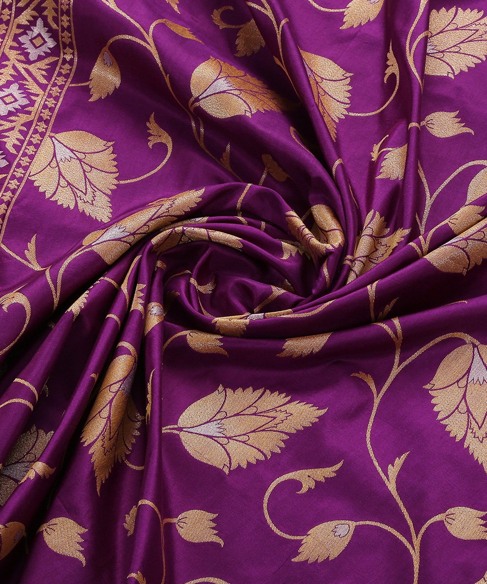 Purple_Handloom_Pure_Katan_Silk_Banarasi_Dupatta_with_Jamdani_Cutwork_Weave_WeaverStory_06
