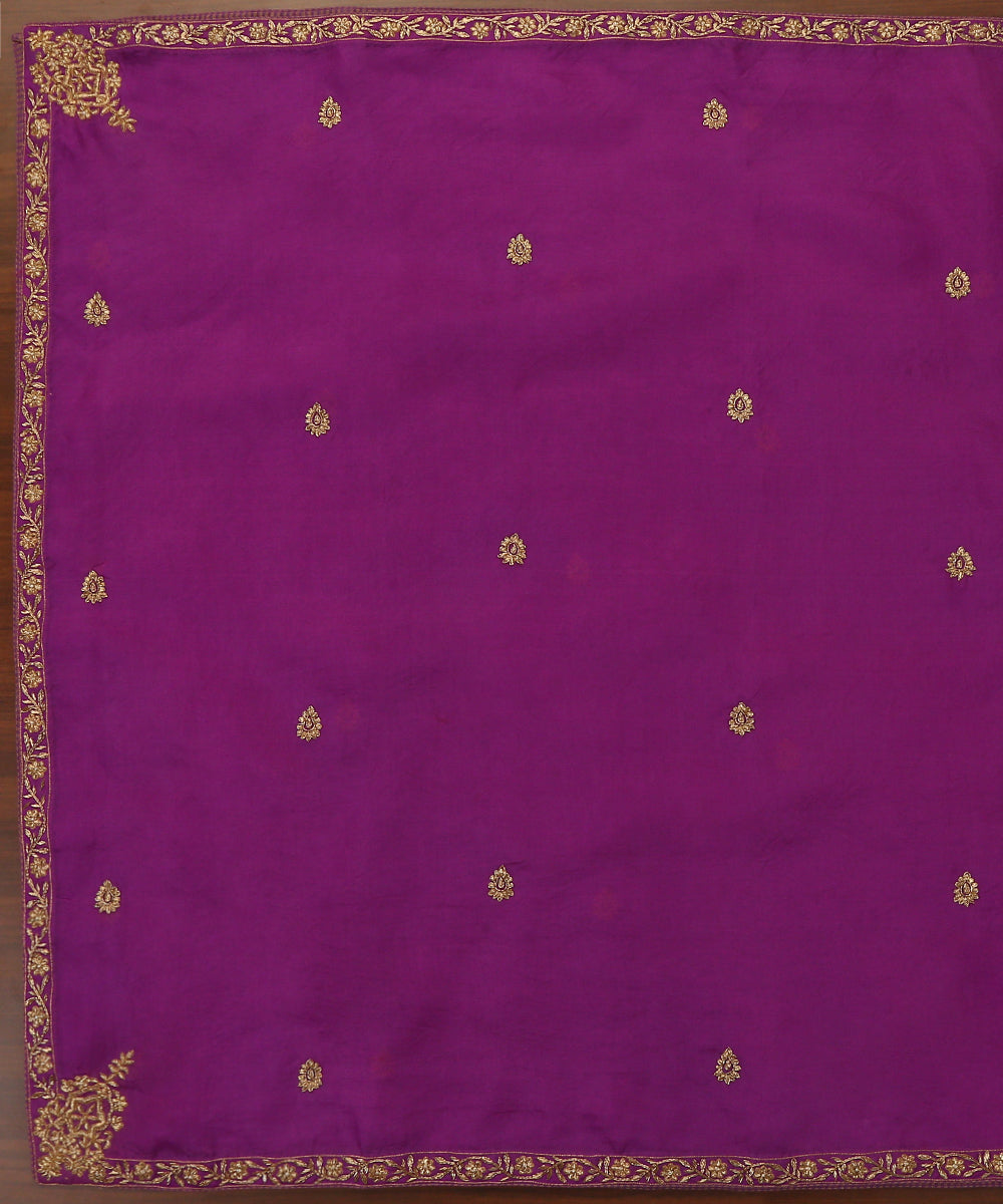 Purple_Handloom_Organza_Dupatta_With_Hand_Embroidered_Zardozi_Work___WeaverStory_02