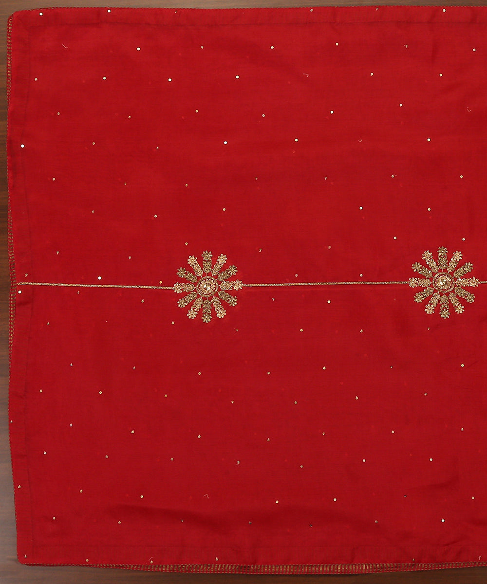 Vermillion_Red_Handloom_Pure_Organza_Dupatta_With_Hand_Embroidered_Zardozi__Motifs_All_Over_WeaverStory_02