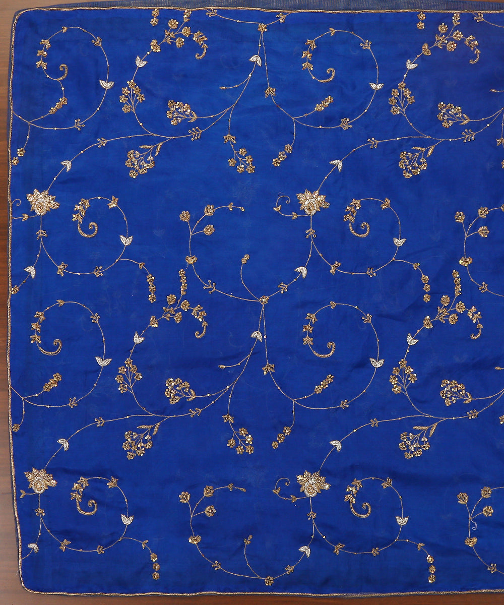 Blue_Handloom_Organza_Dupatta_With_Hand_Embroidered_Zardozi_Work_All_Over__WeaverStory_02