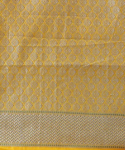 Yellow_Handloom_Pure_Katan_Silk_Cutwork_Banarasi_Saree_with_Antique_Zari_and_Jaal_WeaverStory_05