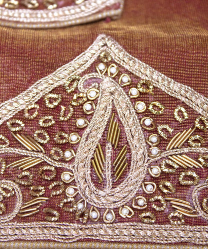 Handloom_Rust_Pure_Tissue_Dupatta_with_Zardozi_Hand_Embroidery_Border_WeaverStory_05