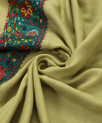 Light_Green_Pure_Pashmina_Scarf_With_Applique_Border_In_Kalamkari_WeaverStory_05