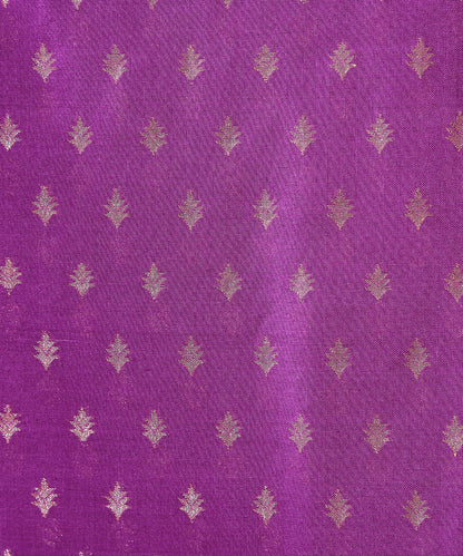 Purple_Handloom_Jamdani_Set_In_Handspun_Cotton_Twisted_with_Katan_Silk_WeaverStory_03