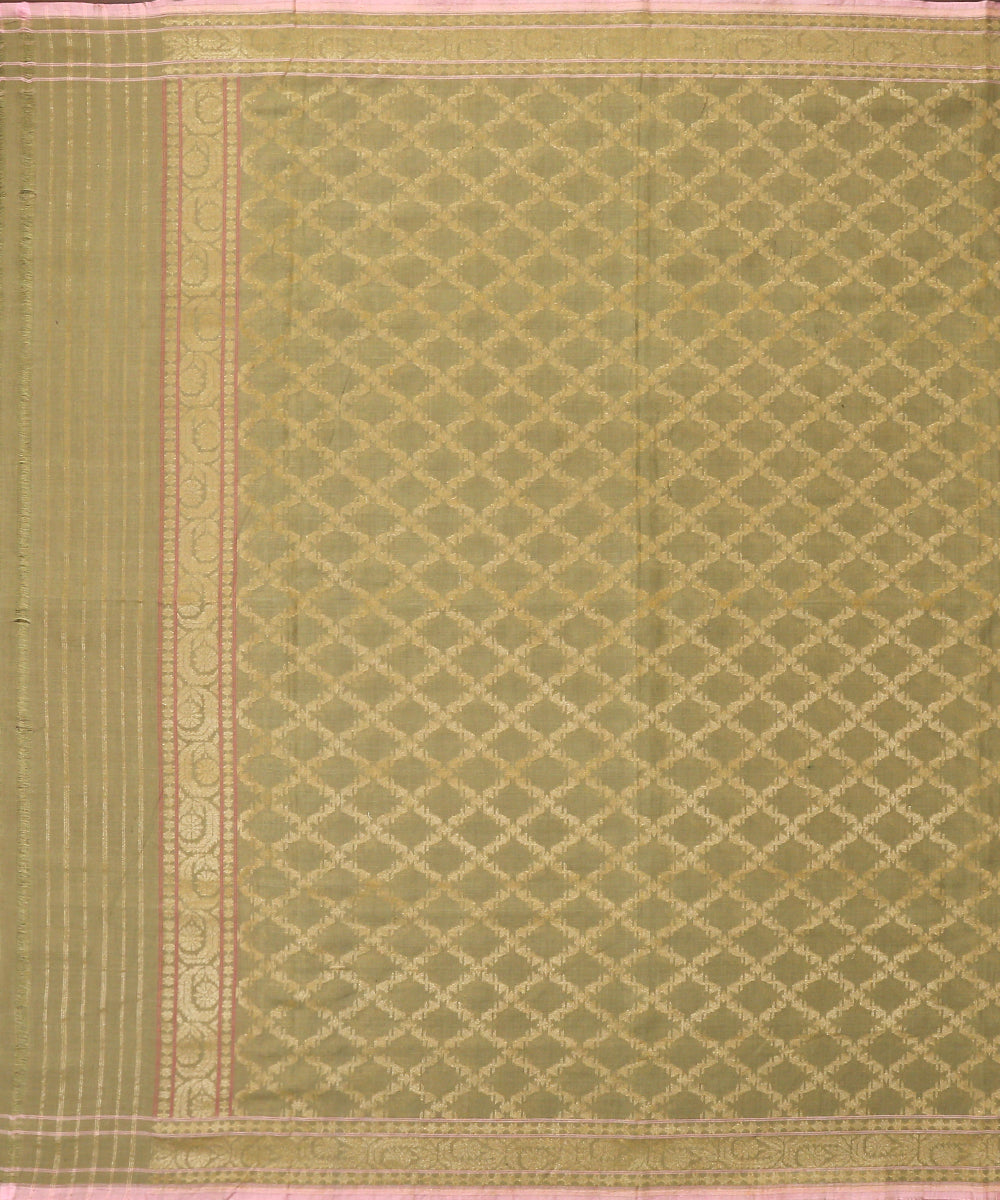 Handloom_Light_Green_Banarasi_Suit_Set_in_Handspun_Cotton_Twisted_with_Katan_Silk_WeaverStory_02
