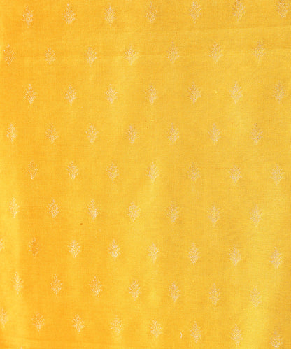 Yellow_Handloom_Jamdani_Banarasi_Suit_Set_Handspun_Cotton_Twisted_with_Katan_Silk_WeaverStory_03