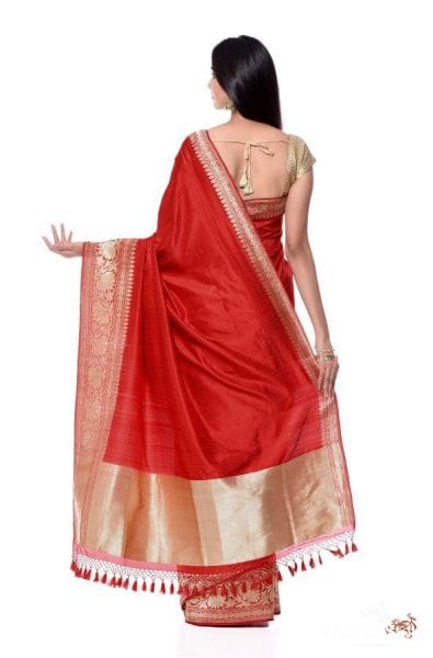 Red_Banarasi_Tanchoi_Saree_with_a_rich_zari_border_and_pallu_WeaverStory_02