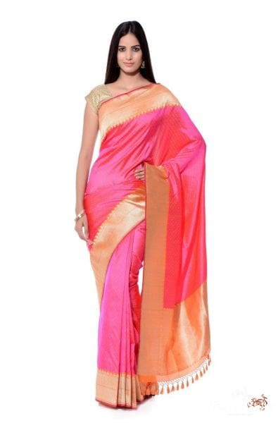 Pink_and_orange_banarasi_tanchoi_saree_WeaverStory_04