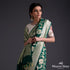 Sea_Green_Handwoven_Banarasi_georgette_jangla_WeaverStory_01