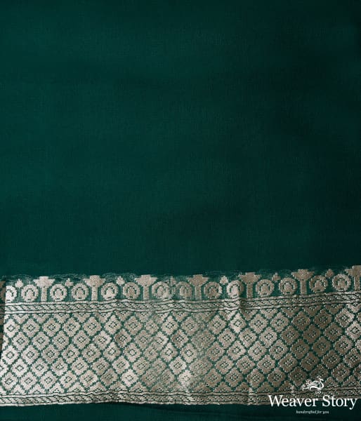 Sea_Green_Handwoven_Banarasi_georgette_jangla_WeaverStory_05