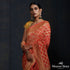 Orange_Banarasi_Bandhej_Saree_with_zari_WeaverStory_01